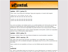 Tablet Screenshot of muportal.hu